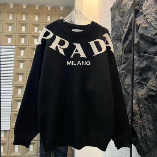 Custom Prada Long Sleeve Knitted Sweater