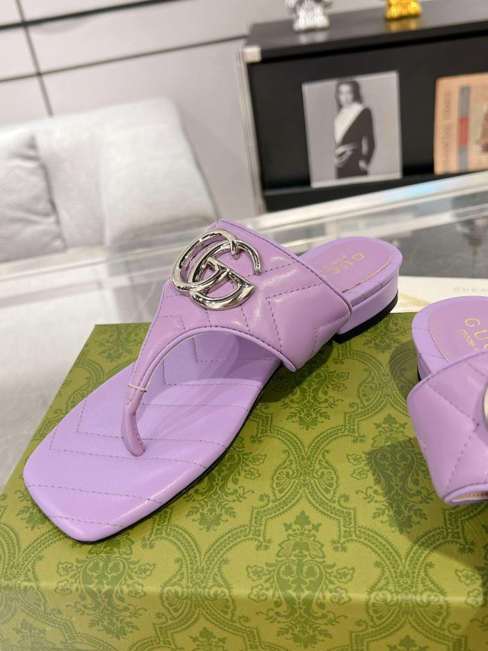 Custom Gucci Marmont GG Padded Chevron Matelasse Sandals - Image 7