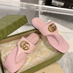 Custom Gucci Marmont GG Padded Chevron Matelasse Sandals