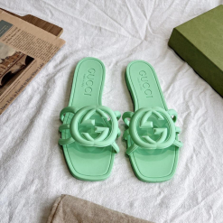 Custom Gucci Women's Interlocking G Slide Sandals