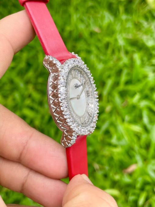 Custom Lady Chopard L’Heure Du Diamant Oval - Asian Lady Watch 14 - Image 3