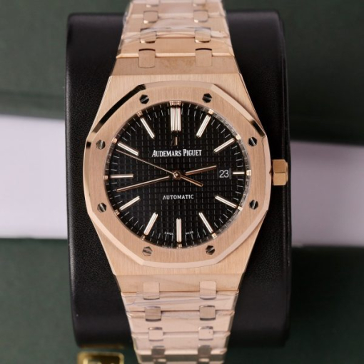 Custom Audemars Piguet 15400OR Black Dial - Swiss AP50