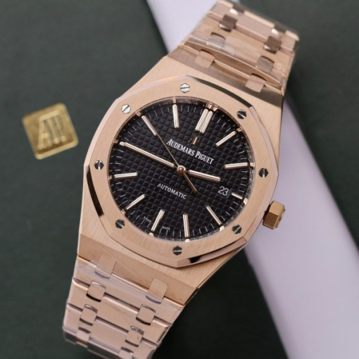 Custom Audemars Piguet 15400OR Black Dial - Swiss AP50 - Image 2