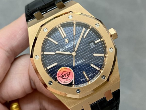 Custom Audemars Piguet 15400OR Blue Dial - Swiss AP47 - Image 3