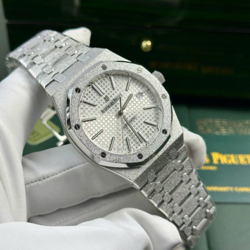 Custom Audemars Piguet 15410 White Dial - Swiss AP30