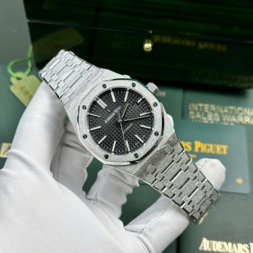 Custom Audemars Piguet 15410 Black Dial - Swiss AP28 - Image 5