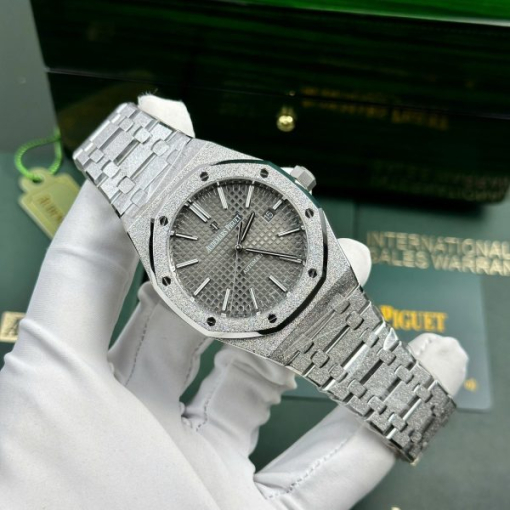 Custom Audemars Piguet 15410 Grey Dial - Swiss AP29