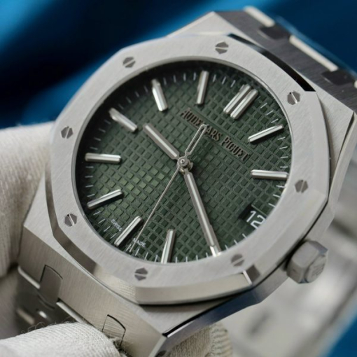 Custom Audemars Piguet 15510ST Green - Swiss AP36 - Image 4