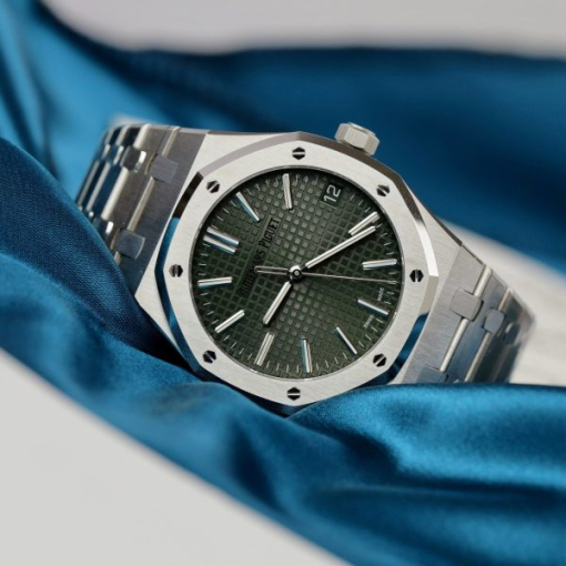 Custom Audemars Piguet 15510ST Green - Swiss AP36 - Image 7