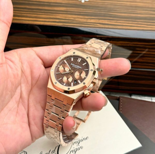 Custom Audemars Piguet 26331OR Chocolate - Swiss AP35 - Image 3