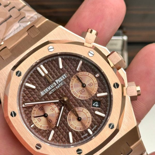 Custom Audemars Piguet 26331OR Chocolate - Swiss AP35 - Image 4