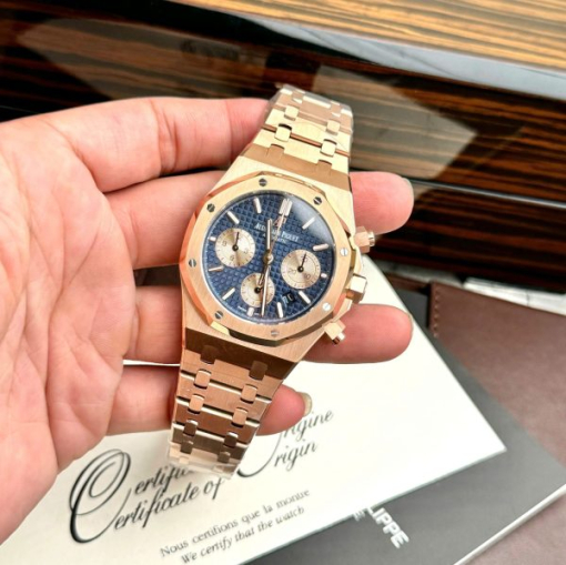 Custom Audemars Piguet 26331OR Blue - Swiss AP34 - Image 2