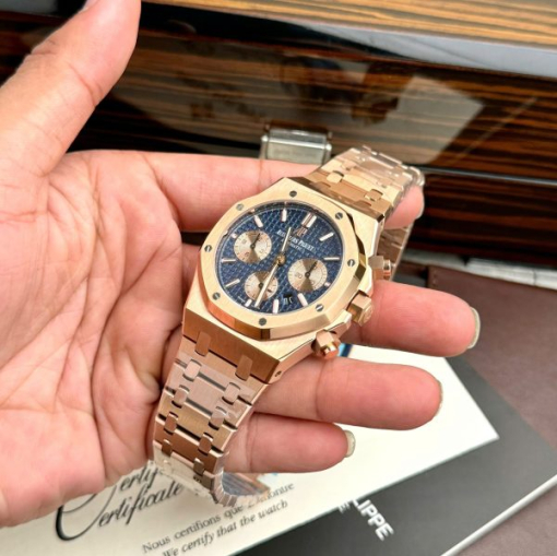 Custom Audemars Piguet 26331OR Blue - Swiss AP34 - Image 5