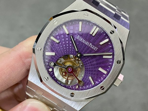 Custom Audemars Piguet 26522ST Purple Dial - Swiss AP40 - Image 5