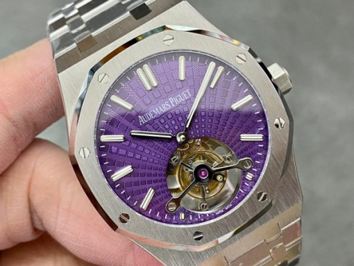 Custom Audemars Piguet 26522ST Purple Dial - Swiss AP40 - Image 8