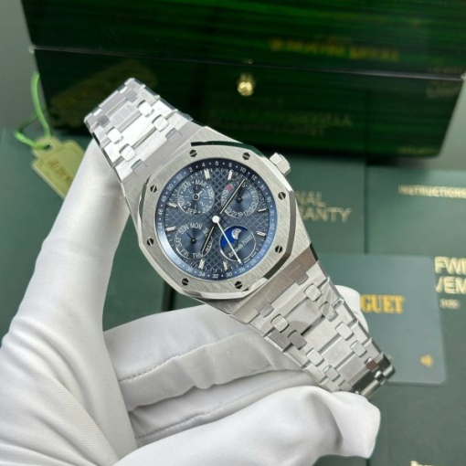 Custom Audemars Piguet 26574ST Blue Dial - Swiss AP55 - Image 2