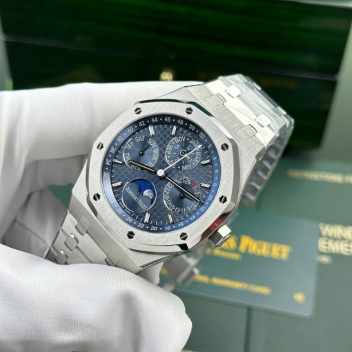 Custom Audemars Piguet 26574ST Blue Dial - Swiss AP55 - Image 3