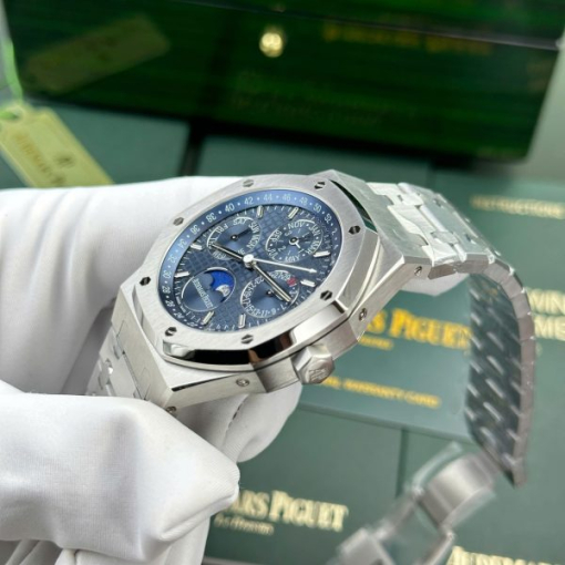 Custom Audemars Piguet 26574ST Blue Dial - Swiss AP55 - Image 4