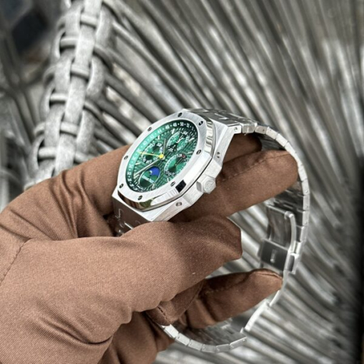 Custom Audemars Piguet 26574ST Green Dial - Swiss AP54 - Image 4