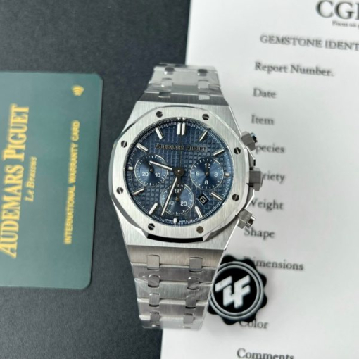 Custom Audemars Piguet 26715ST Blue Dial - Swiss AP53