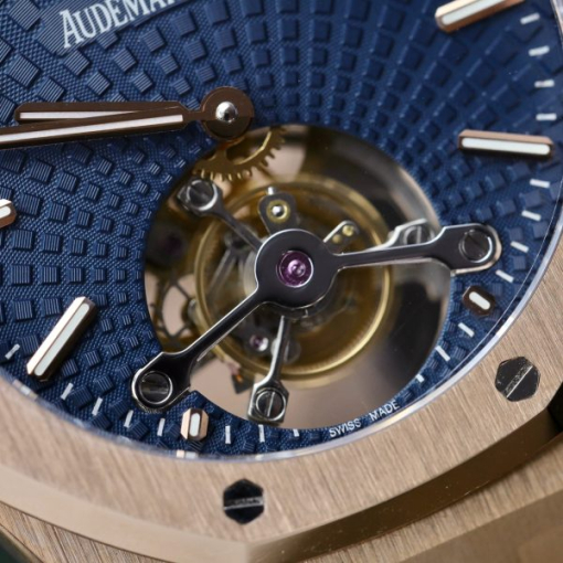 Custom Audemars Piguet Tourbillon 26522OR Purple Dial - Swiss AP49 - Image 5