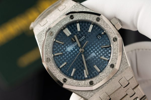 Custom Audemars Piguet 15454BC Blue Dial - Swiss AP39 - Image 8