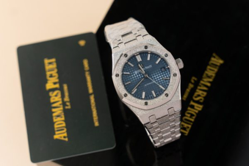 Custom Audemars Piguet 15454BC Blue Dial - Swiss AP39 - Image 2