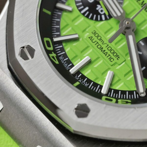 Custom Audemars Piguet Green - Swiss AP27 - Image 5