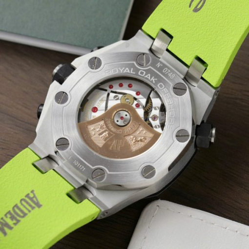 Custom Audemars Piguet Green - Swiss AP27 - Image 7