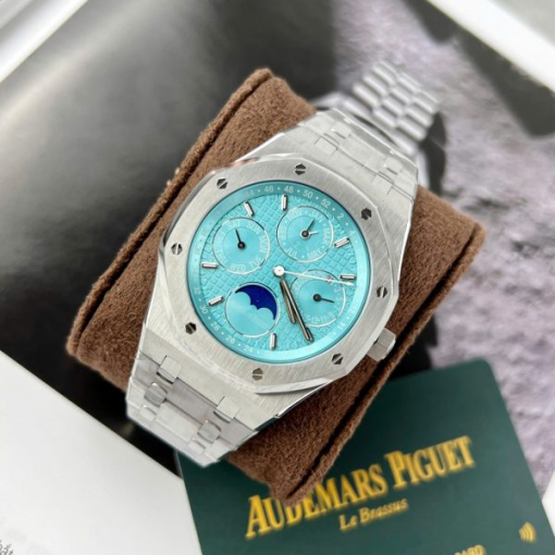 Custom Audemars Piguet 26574PT Blue Dial - Swiss AP38 - Image 2