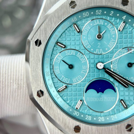 Custom Audemars Piguet 26574PT Blue Dial - Swiss AP38 - Image 4