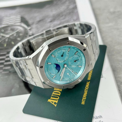 Custom Audemars Piguet 26574PT Blue Dial - Swiss AP38 - Image 6