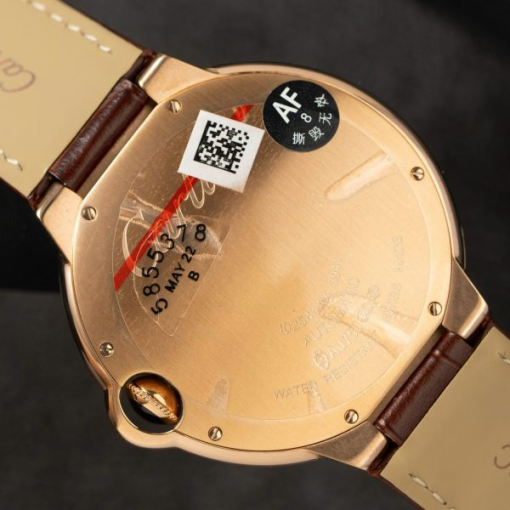 Custom Cartier Ballon Bleu W6920037 Rose Gold  - Swiss Cartier4 - Image 5