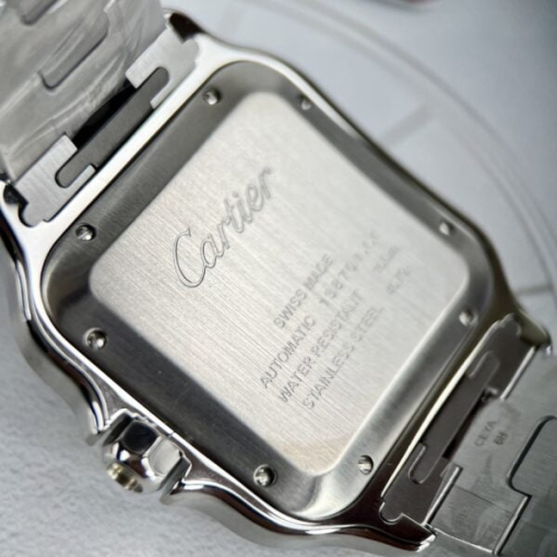 Custom Cartier Santos CRW2SA0030 Black - Swiss Cartier10 - Image 9