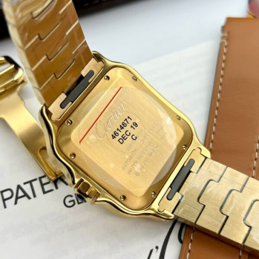 Custom Cartier Santos De Cartier WGSA0009 Gold - Swiss Cartier14 - Image 9