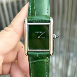 Custom Cartier Tank Solo Green - Swiss Cartier56