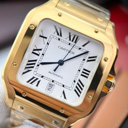 Custom Cartier Santos De Cartier WGSA0009 Gold - Swiss Cartier14 - Image 3