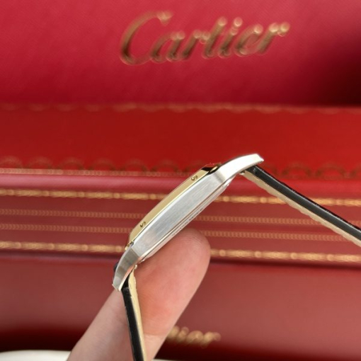 Custom Cartier Santos Dumont Large Demi Gold - Swiss Cartier9 - Image 8