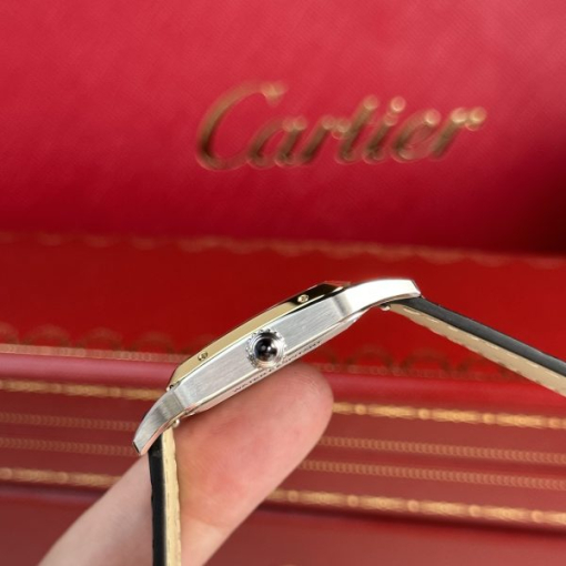 Custom Cartier Santos Dumont Large Demi Gold - Swiss Cartier9 - Image 3