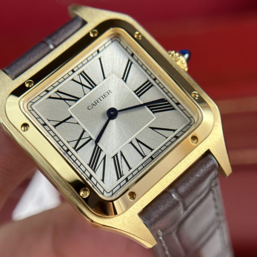 Custom Cartier Santos WSSA0064 Brown Dial - Swiss Cartier8 - Image 9