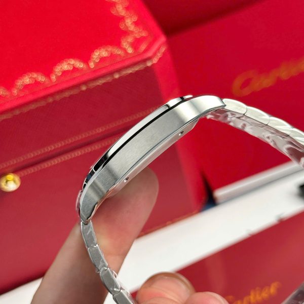 Custom Cartier Santos WSSA0064 Brown Dial - Swiss Cartier5 - Image 5