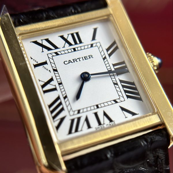 Custom Cartier Tank Solo Gold - Swiss Cartier53 - Image 2