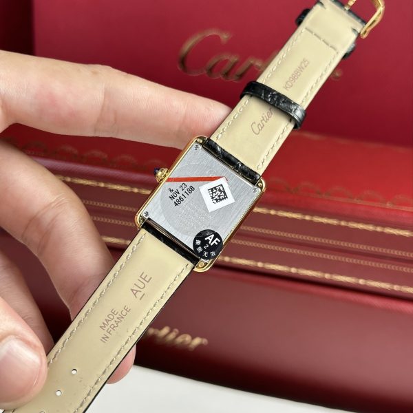 Custom Cartier Tank Solo Gold - Swiss Cartier53 - Image 8