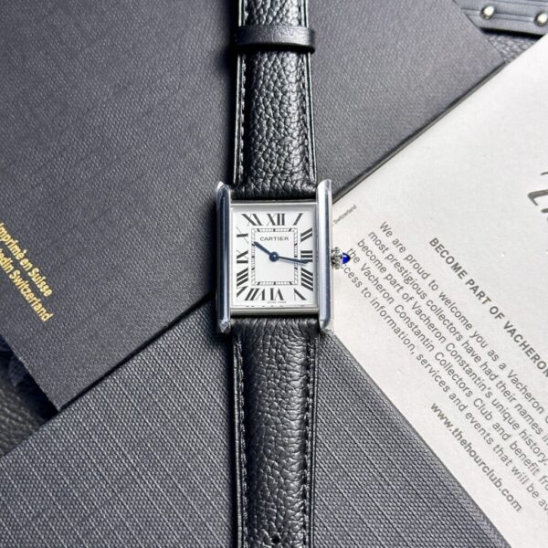 Custom Cartier Tank Solo Black - Swiss Cartier54