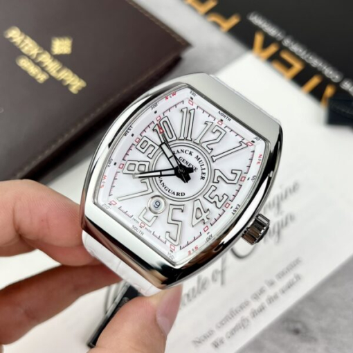 Custom Franck Muller V45 White - Swiss FM18 - Image 5