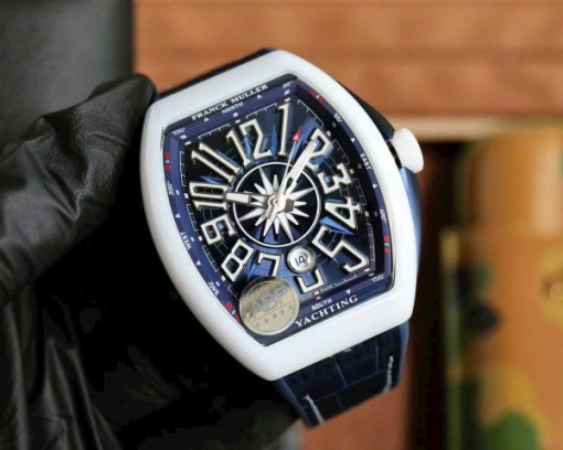 Custom Franck Muller V45 Blue - Swiss FM05 - Image 2