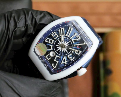 Custom Franck Muller V45 Blue - Swiss FM05 - Image 3