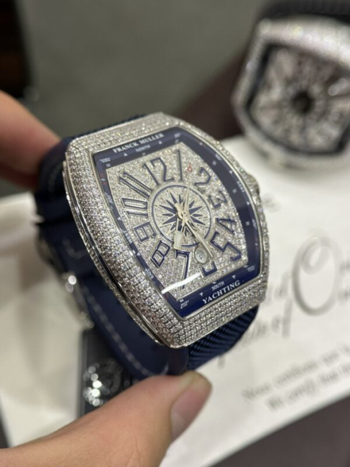 Custom Franck Muller V45 Blue - Swiss FM30 - Image 3