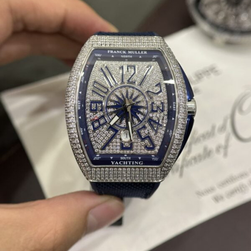 Custom Franck Muller V45 Blue - Swiss FM30