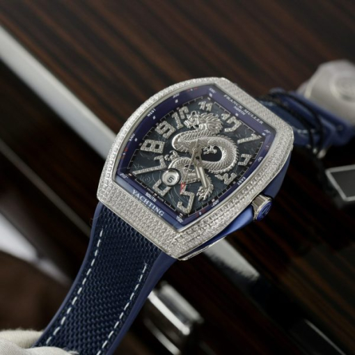 Custom Franck Muller V45 Blue - Swiss FM03 - Image 2